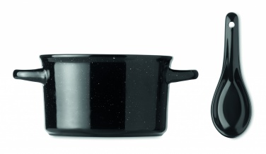 Logo trade promotional giveaways picture of: Ceramic vintage bowl 550 ml