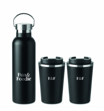 Logo trade advertising product photo of: Stainless steel double wall set