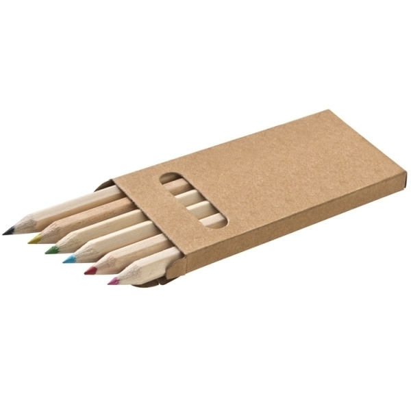 Logotrade corporate gift image of: Wooden crayons MINNIE