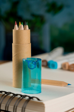 Logo trade business gift photo of: Wooden crayons BECKY