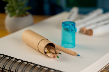 Logotrade corporate gifts photo of: Wooden crayons BECKY