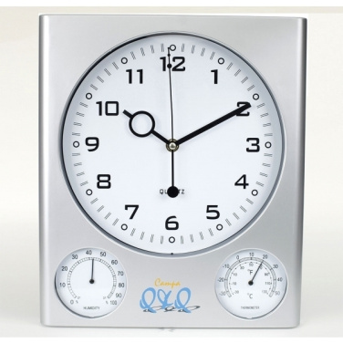 Logo trade corporate gifts picture of: Plastic wall clock DEN HAAG