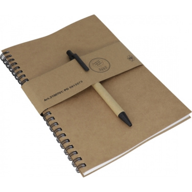 Logo trade corporate gifts picture of: A5 ECO Notepad KENTWOOD