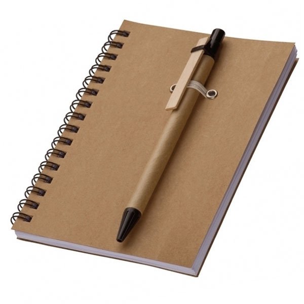 Logotrade promotional merchandise photo of: A6 ECO Notepad KEYSTONE