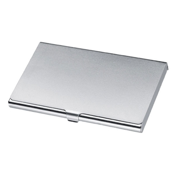 Logotrade advertising products photo of: Metal business card holder CORNWALL