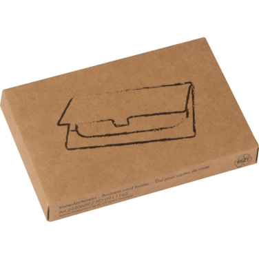 Logo trade corporate gifts picture of: Metal business card holder CORNWALL