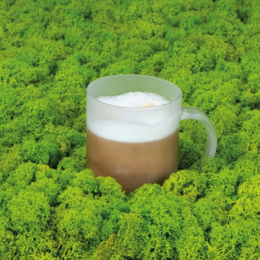Logo trade promotional gift photo of: Glass coffee mug GENEVA 300 ml