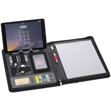 Logotrade promotional item image of: A4 folder with power bank Elda