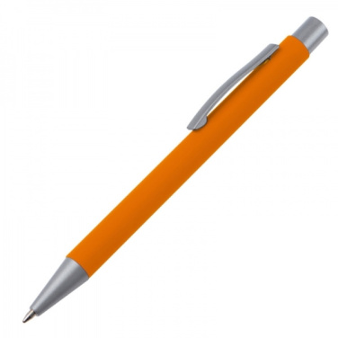 Logotrade promotional giveaway image of: Metal ballpen soft touch ABU DHABI