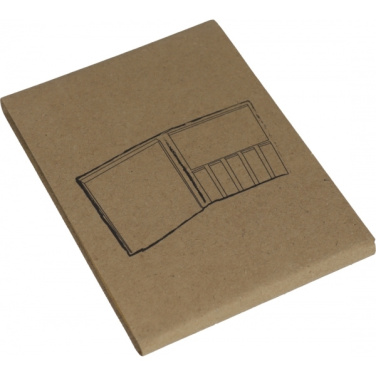 Logotrade promotional product image of: Adhesive note pad BURLINGTON