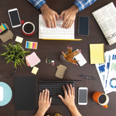 Logo trade promotional gift photo of: A5 note book KIEL