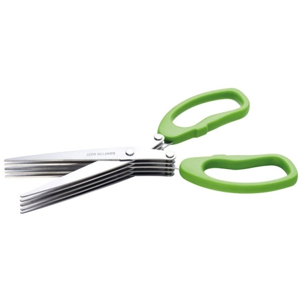 Logo trade promotional giveaways image of: Chive scissors BILBAO