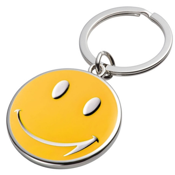 Logotrade promotional item picture of: Keyring SMILE