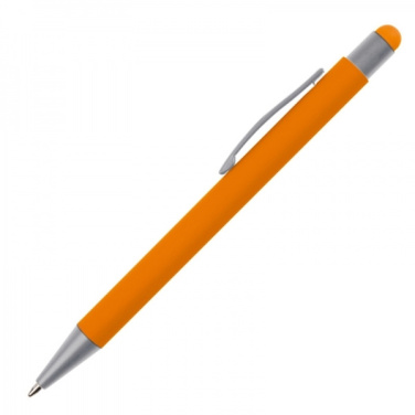 Logo trade advertising products picture of: Metal ballpen touch pen soft touch SALT LAKE CITY