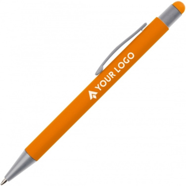 Logo trade promotional product photo of: Metal ballpen touch pen soft touch SALT LAKE CITY