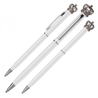 Logotrade business gift image of: Metal ballpen KINGS PARK
