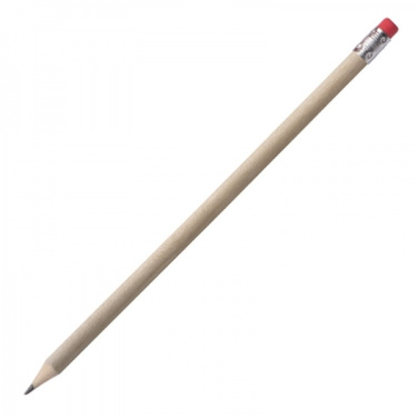 Logotrade promotional items photo of: Pencil with eraser HICKORY