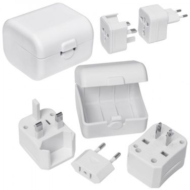 Logotrade business gift image of: Travel adapter PERU