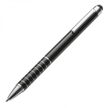 Logotrade promotional item image of: Metal ballpen with touch pen LUEBO