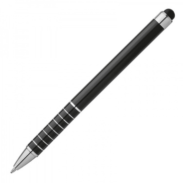 Logotrade promotional giveaway image of: Metal ballpen with touch pen LUEBO