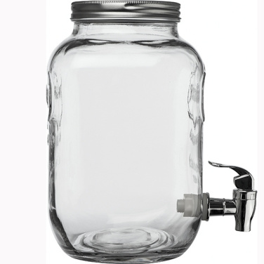 Logo trade promotional giveaways picture of: Set drink dispenser and glasses ACAPULCO