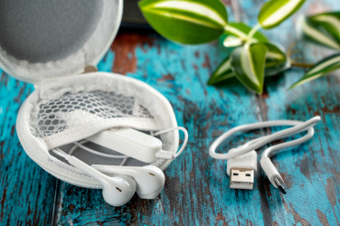 Logo trade promotional merchandise image of: Bluetooth headphones ALTEA