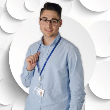 Logotrade advertising product picture of: Lanyard with usb cable LE PORT