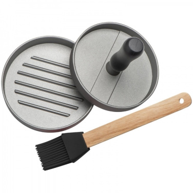 Logo trade corporate gifts image of: Burger press with silicone brush TEXAS