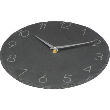 Logotrade promotional merchandise photo of: Slate wall clock GRAZ
