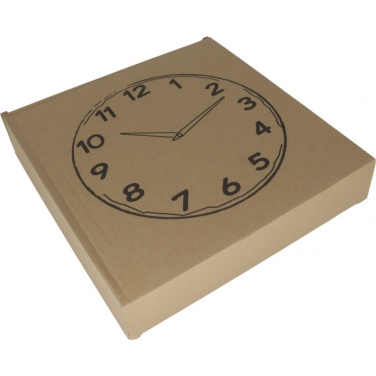 Logo trade corporate gifts picture of: Slate wall clock GRAZ