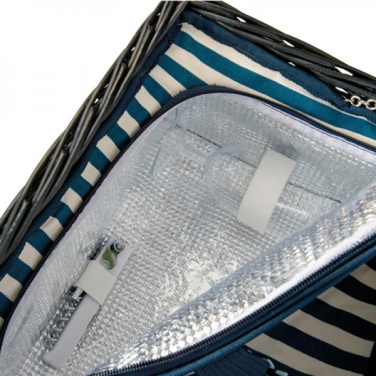 Logo trade advertising product photo of: Picnic basket RIVA DEL GARDA