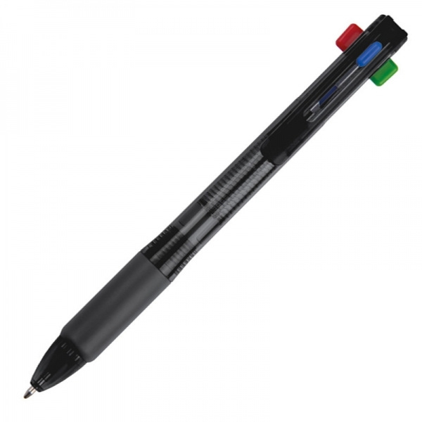 Logotrade corporate gift picture of: Plastic ballpen 4in1 NEAPEL