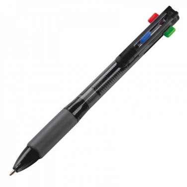Logotrade advertising product image of: Plastic ballpen 4in1 NEAPEL