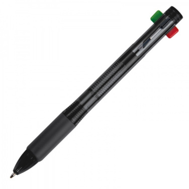 Logotrade business gift image of: Plastic ballpen 4in1 NEAPEL