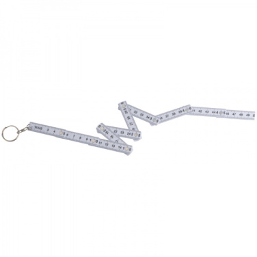 Logotrade promotional item picture of: Keyring with 0,5m ruler