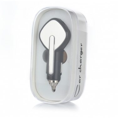 Logo trade promotional item photo of: Dual USB Car Charger