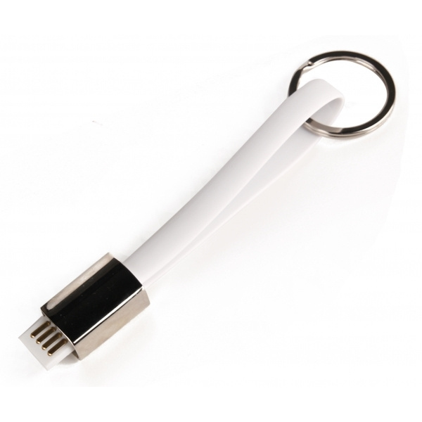 Logotrade promotional product picture of: Data transfer cable and keyring