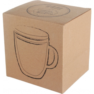 Logotrade business gifts photo of: Double-walled glass cup GERTHE 350 ml