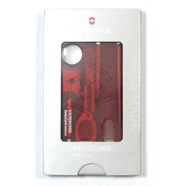 Logotrade corporate gift image of: Multitool SwissCard Nailcare Victorinox