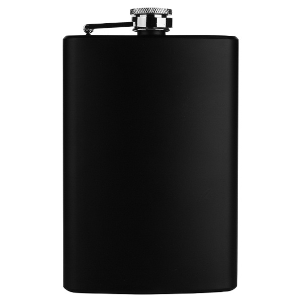 Logo trade corporate gift photo of: Hip flask OLYMPOS Schwarzwolf
