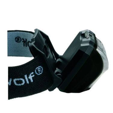 Logo trade promotional merchandise picture of: Head lamp TRONADOR Schwarzwolf