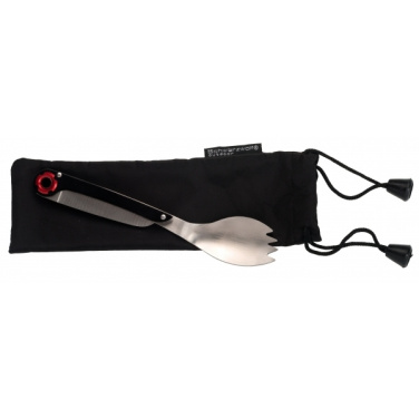 Logotrade promotional gift image of: Multifunctional spoon LATEMAR Schwarzwolf