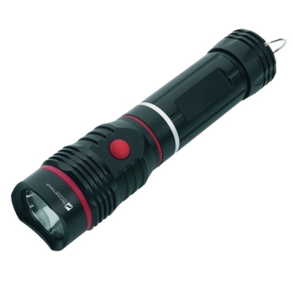 Logo trade promotional giveaways image of: Flashlight BIWA Schwarzwolf