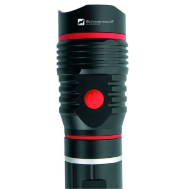 Logo trade promotional merchandise photo of: Flashlight BIWA Schwarzwolf