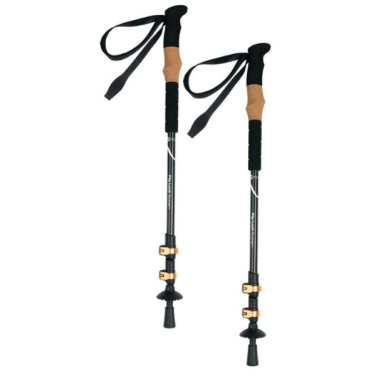 Logotrade promotional products photo of: Trekking poles DENALI Schwarzwolf