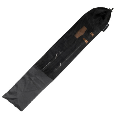 Logo trade promotional giveaway photo of: Trekking poles DENALI Schwarzwolf