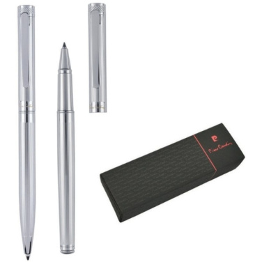 Logo trade promotional merchandise picture of: Writing set ballpoint pen & roller RENEE Pierre Cardin