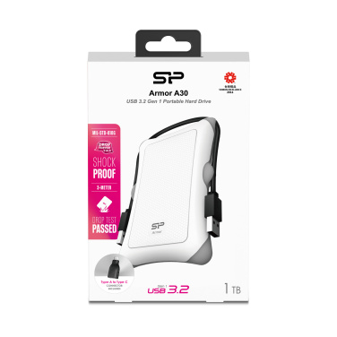 Logotrade promotional products photo of: Hard Disc Silicon Power Armor A30 1TB