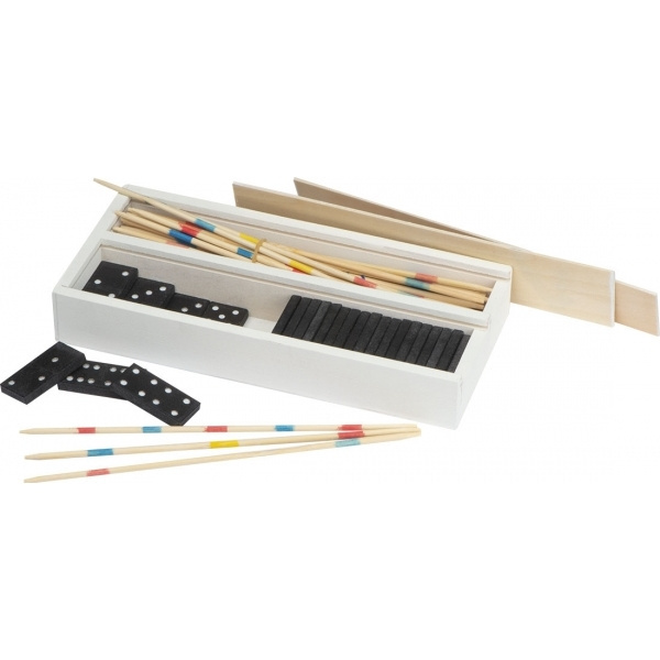Logotrade corporate gift picture of: Mikado and Domino Game FOLIGNO