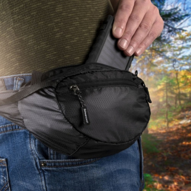 Logo trade promotional gift photo of: Waist bag MOBILA Schwarzwolf